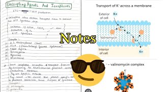 Uncoupling Agents and Ionophores😎😎Made Easy biochemistry [upl. by Olocin]