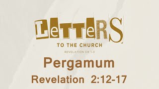 Sunday 23rd June  Ian Dowsett speaking on The book of Revelation  Pergamum [upl. by Eilahs]