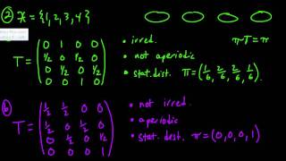 ML 185 Examples of Markov chains with various properties part 2 [upl. by Jamil650]