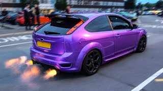 290 BHP Ford Focus ST  Insane Flames amp Accelerations [upl. by Shandee]