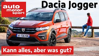 Dacia Jogger 2022 Alleskönner oder fauler Kompromiss  Vorfahrt Review  auto motor und sport [upl. by Hareehat]