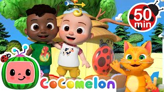 JJ Treehouse Playtdate  CoComelon  Kids Cartoons amp Nursery Rhymes  Moonbug Kids [upl. by Ferde]