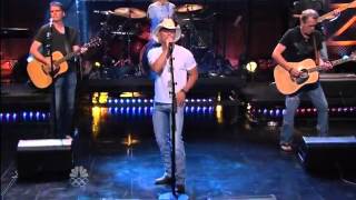 Kenny Chesney Come Over live The Tonight Show Jay Leno 71212 [upl. by Ralip475]