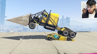 Cars Vs Cars Challenge 444344 People Blast Their Car After This Race in GTA 5 [upl. by Santoro]