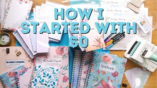 I started a Planner and Stationery Business with no money  How What Where and Why [upl. by Reyem]