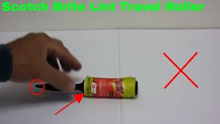 ✅ How To Use Scotch Brite Lint Travel Roller Review [upl. by Ladin]