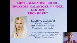 Metabolizam drugih UH [upl. by Hinda]