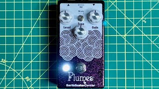 EarthQuaker Devices Plumes Small Signal Shredder Overdrive Pedal Demo Audio Only [upl. by Olathe740]