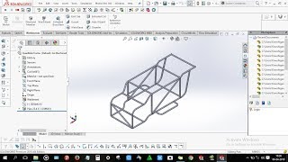 How to design Quad Bike frame in solidworks [upl. by Cannice891]