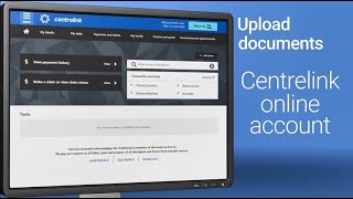 Centrelink Online Account  Upload a document [upl. by Hassin907]