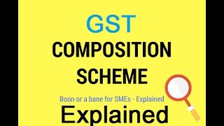 GST Composition Scheme for Small Business  Inter State Purchases are Allowed Turnover limit 75 Lac [upl. by Rather]