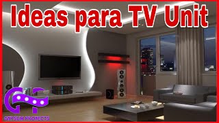 Ideas para hacer mueble para TV en Gypsum Board [upl. by Hedgcock]