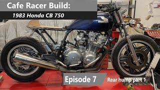 Rear hump part 1  Cafe Racer build Ep7 [upl. by Llered827]