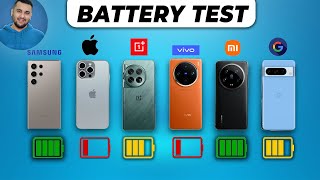 Ultimate Expensive Phones Battery Drain Test 2024 [upl. by Jumbala]