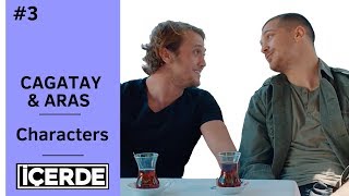 Icerde ❖ Interview ❖ Cagatay amp Aras ❖ Part 3 ❖ Their Characters ❖ English [upl. by Noevad]