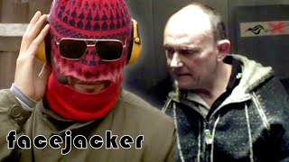 “This Is Person Who Is Stuck In Lift”  Facejacker [upl. by Nnyllaf]