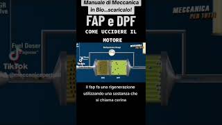 Perché FAP e DPF rovinano il motoreScarica il Manuale di Meccanica in Bio💪🤟 shorts [upl. by Cristal]