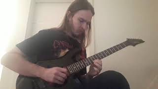 Necrophagist  Ignominious And Pale solo cover [upl. by Mahala]