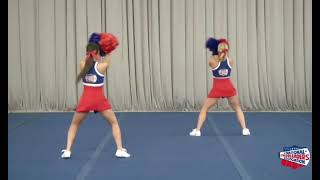 2024 NCA Pom Dance back view [upl. by Edmonda]