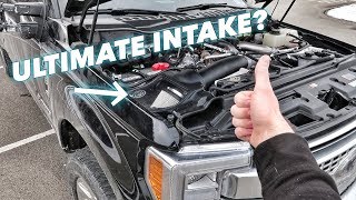 AIR INTAKE REVIEW ON A 67 Powerstroke  Product Review [upl. by Ylenats553]