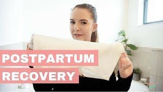 Postpartum Essentials 2018  Recovering After Childbirth As A First Time Mom [upl. by Gyatt421]