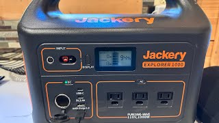 JACKERY 1000 Solar Generator saves the day…A Must Have [upl. by Hermon]