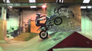 Graham Jarvis training at The Works skate park Leeds [upl. by Wasserman167]