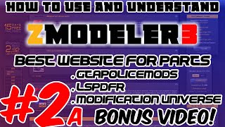 PART SITES  How To Use ZMODELER 3 For Complete Beginners  ZMODELER 3 Tutorial  Episode 2a BONUS [upl. by Attelrac343]