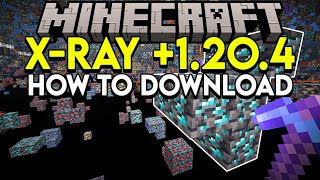 XRay Texture Pack 1204  How To Get Minecraft XRay in 1204 [upl. by Paten]