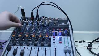 обзор микшерного пульта BEHRINGER XENYX 1204USB [upl. by Llorrac]