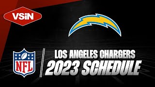 Los Angeles Chargers 2023 NFL Schedule Release  VSiN Tonight [upl. by Hermann]