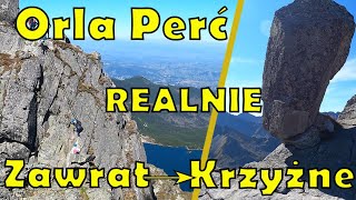 Orla Perć  ZawratKrzyżne  najtrudniejszy szlak Tatr Wysokich [upl. by Rebna]