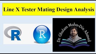 Line Tester Mating Design analysis in Rstudio Tutorial [upl. by Aicilegna40]