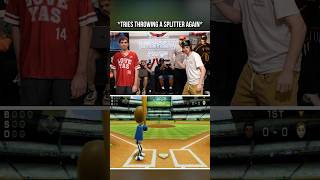 The Splitter failed him at the worst time wiisportsclub baseball gaming wiisports [upl. by Nivlad366]