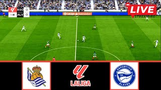 REAL SOCIEDAD VS DEPORTIVO ALAVES  LALIGA 20242025  FOOTBALL LIFE 2024 [upl. by Aihsenet]