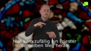 Evangelien in Gebärdensprache 15 Sonntag im Jahreskreis Lesejahr C Lk 10 2537 [upl. by Anelys]