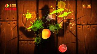 Fruit Ninja Kinect  Video Comentado  G4GBrasil [upl. by Hubie852]