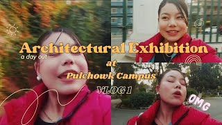 Architectural Exhibition  Pulchowk Campus Vlog 1 📸 [upl. by Marylee]