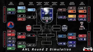 2024 AHL Calder Cup Playoff Simulation in NHL24 Final 8 Teams [upl. by Nonek]