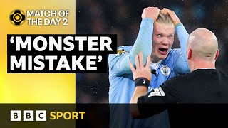 An absolute shocker  Simon Hoopers monster mistake against Manchester City  BBC Sport [upl. by Zeret]