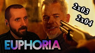 REACTION ► Euphoria ► 2x03  2x04 [upl. by Hailahk]