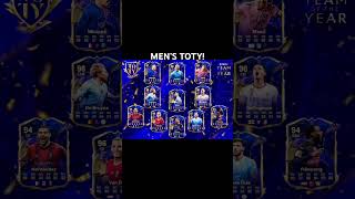 Official TOTY Schedule and Confirmed TOTY Men’s and Women’s team eafc24 toty ps5 xbox fifa [upl. by Akeihsal720]