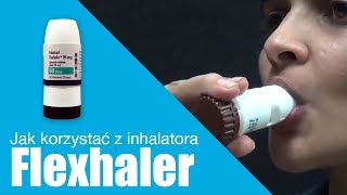 Jak korzystać z inhalatora Flexhaler in Polish [upl. by Parthenia742]