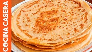 Crepes caseras [upl. by Eisoj]