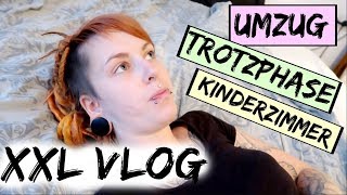 XXL Vlog 128  4 Tage im Umzug  Trotzphase amp Kinderzimmer [upl. by Ihp]