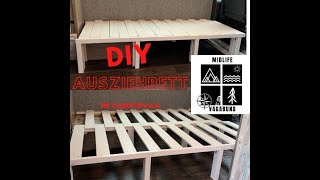 Camper Ausziehbett längs  DIY [upl. by Artus]