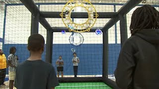 Sky is no longer the limit Drone soccer lifts up teens [upl. by Azeria757]