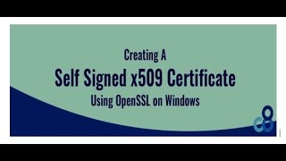 How to create self signed SSL certificate using OpenSSL [upl. by Naraa]