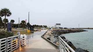 Rainy Day at Jetty Park  Port Canaveral FL [upl. by Annaujat]