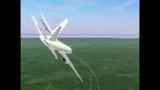 91101  United Airlines Flight 93 Flight Data Recorder NTSB crash simulation [upl. by Alakam]